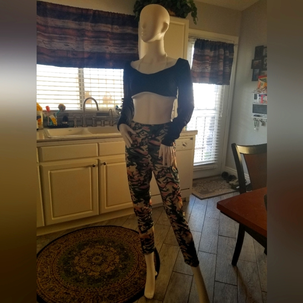 L | Camaflouge | Workout / Lounge Leggings